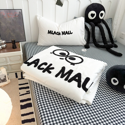 91家纺网 家纺一手货源 找家纺 （总）曼谷家纺 2025新款水洗棉超软毛巾绣夏被直播热款