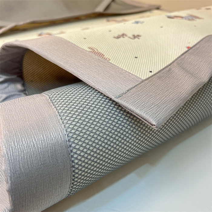 91家纺网 家纺一手货源 找家纺 久云居 2025新款冰藤席宿舍凉席席子 快乐小狗