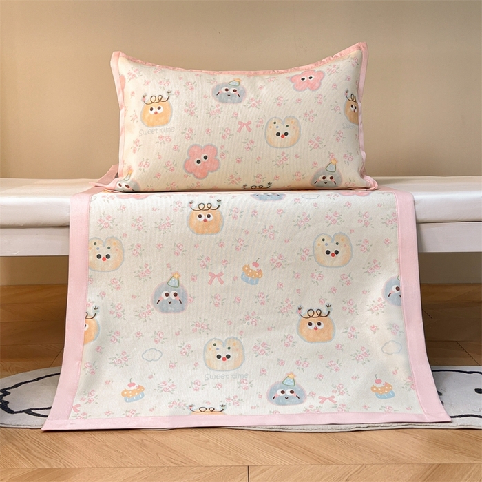 91家纺网 家纺一手货源 找家纺 久云居 2025新款冰藤席宿舍凉席席子 粘豆包