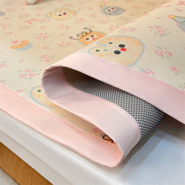 91家纺网 家纺一手货源 找家纺 久云居 2025新款冰藤席宿舍凉席席子 粘豆包