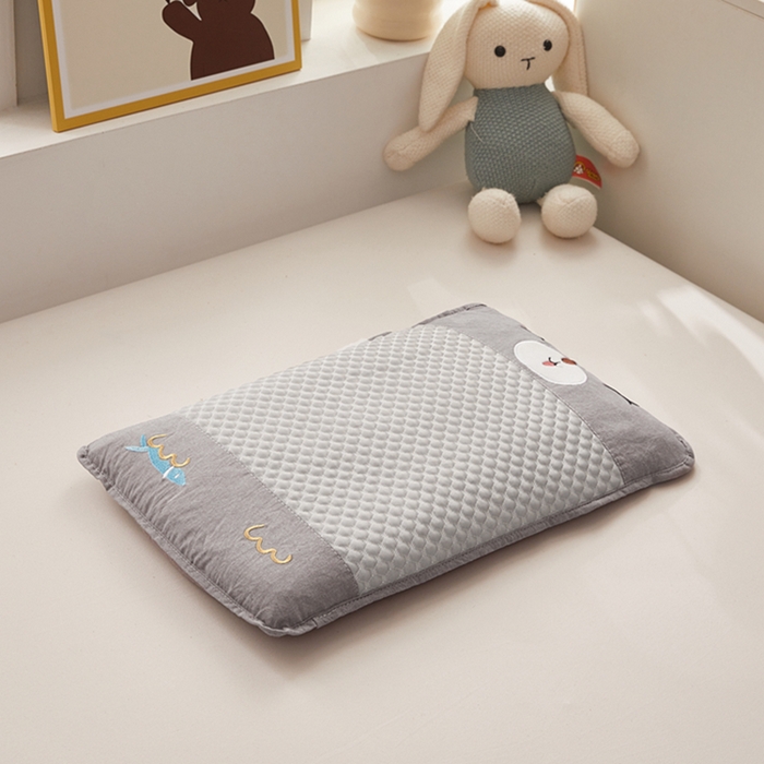 91家纺网 家纺一手货源 找家纺 （总）幸运草  2025新款凉豆豆全荞麦壳儿童枕芯夏天卡通可爱荞麦凉枕