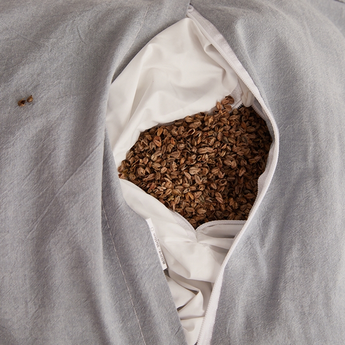 91家纺网 家纺一手货源 找家纺 （总）幸运草  2025新款凉豆豆全荞麦壳儿童枕芯夏天卡通可爱荞麦凉枕