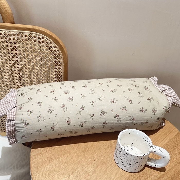 91家纺网 家纺一手货源 找家纺 （总）伟邦枕芯 2025新款全棉双层纱小碎花兔兔荞麦枕