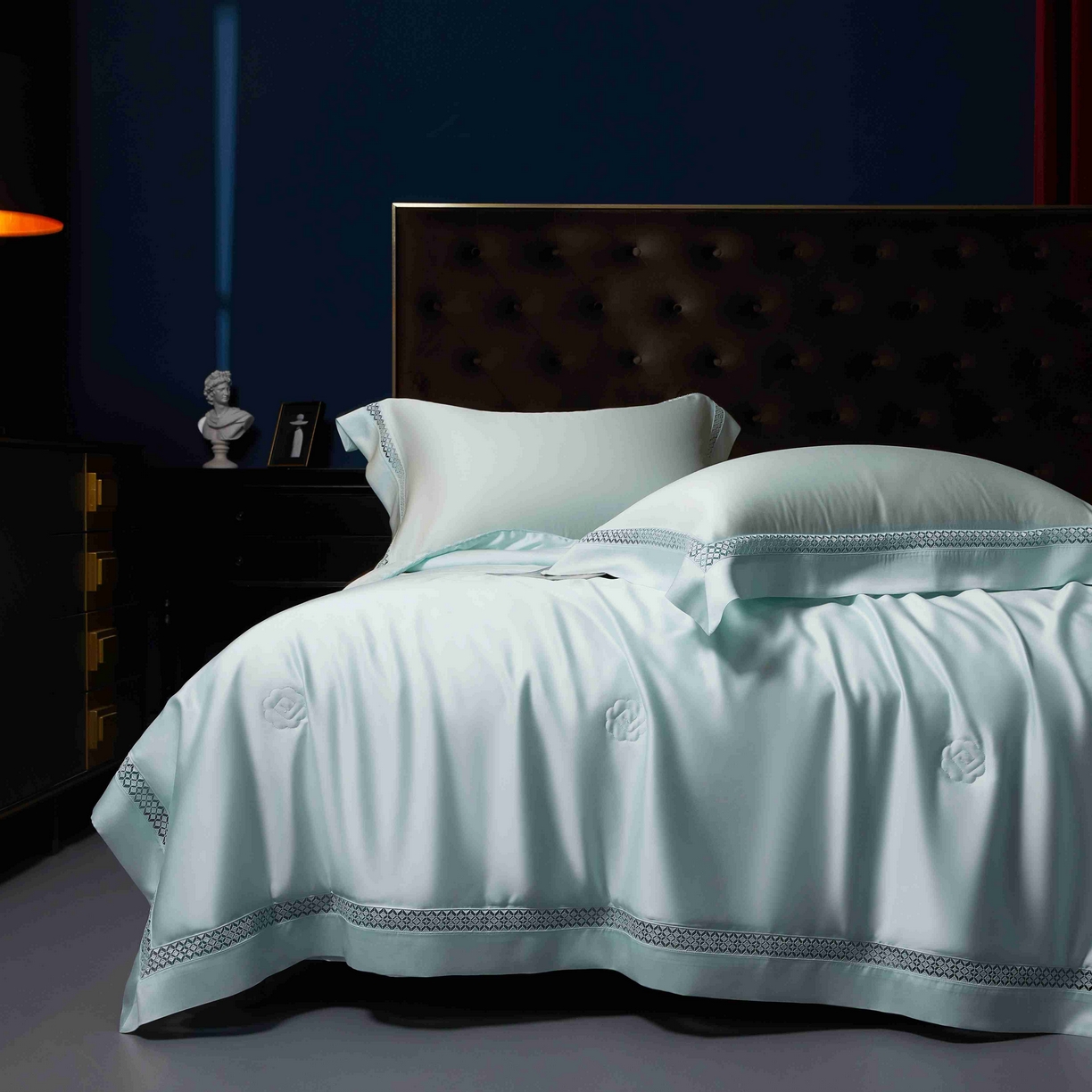 91家纺网 家纺一手货源 找家纺 米多多 2025新款天丝蚕丝夏被【含30%蚕丝】 琉光绿