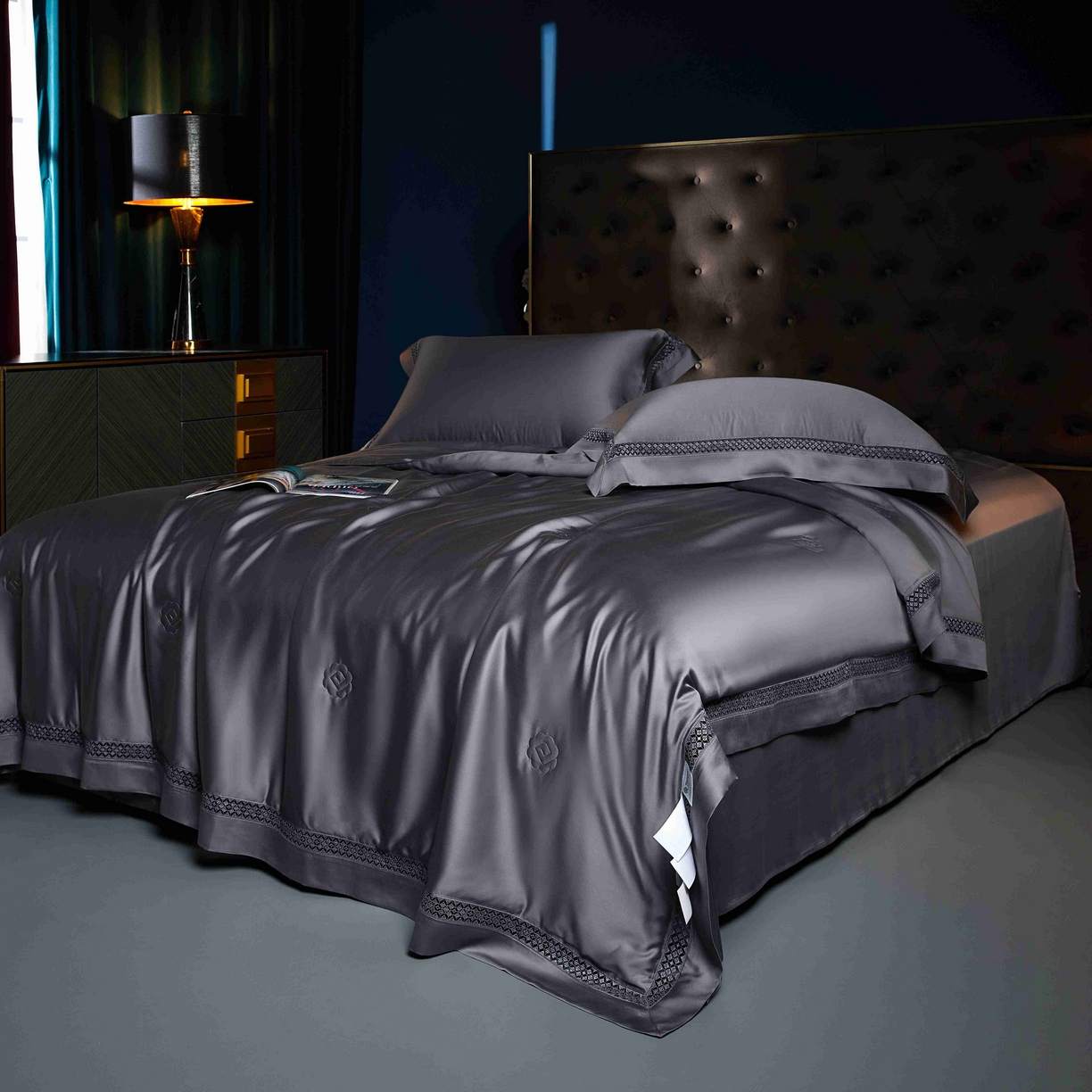 91家纺网 家纺一手货源 找家纺 米多多 2025新款天丝蚕丝夏被【含30%蚕丝】 绅士灰