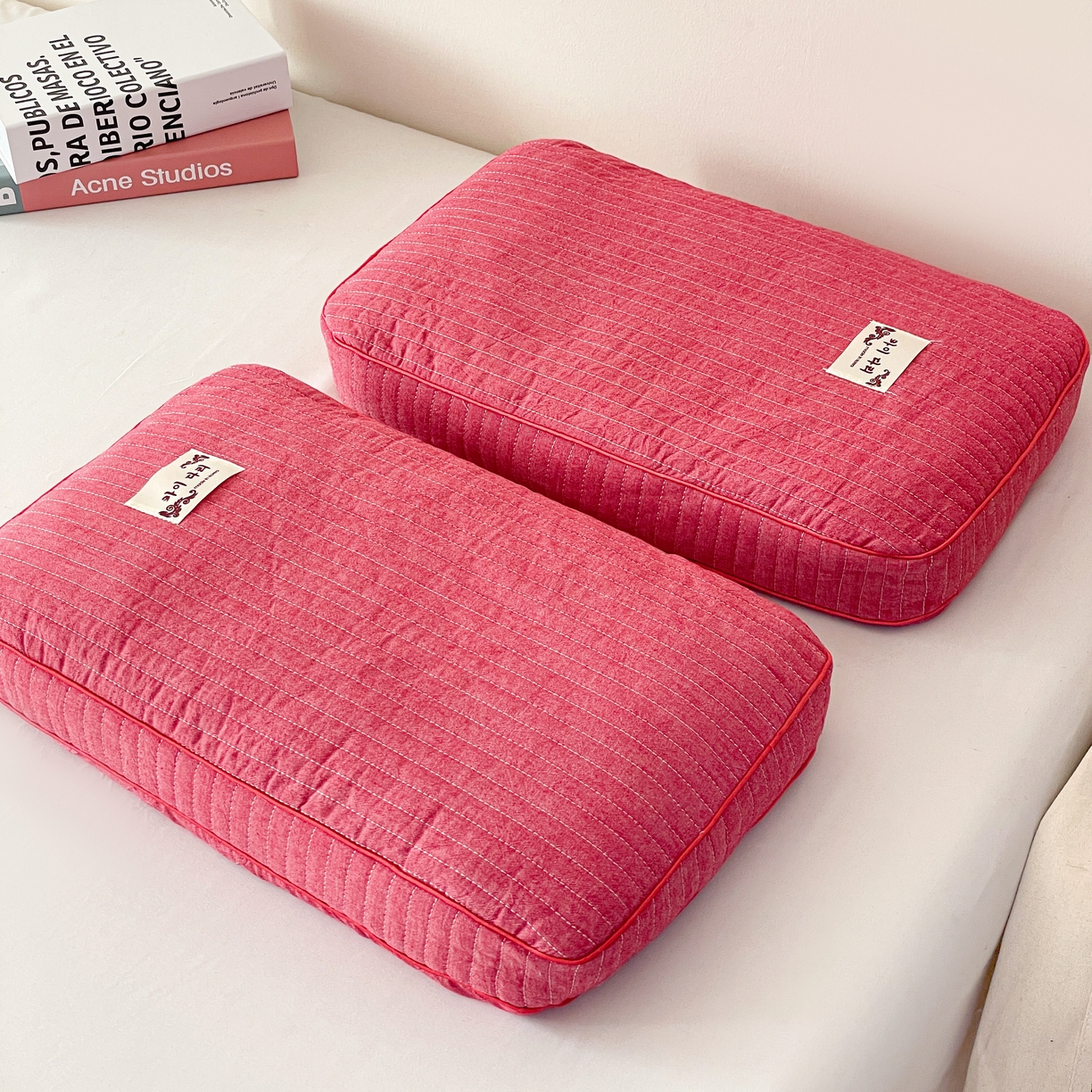 91家纺网 家纺一手货源 找家纺 （总）卓昌枕芯 2025新款韩式磨毛水洗棉面包荞麦枕头枕芯