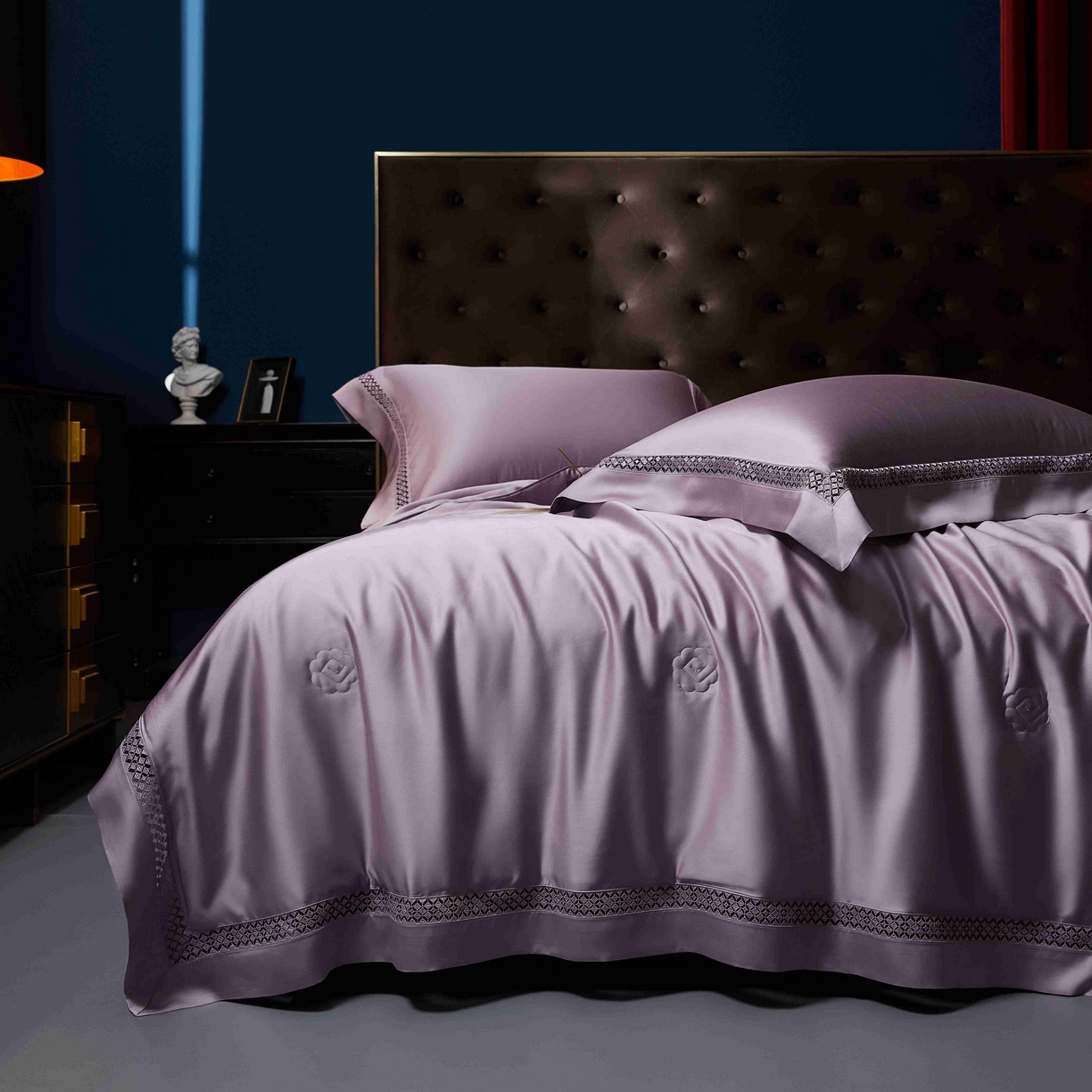 91家纺网 家纺一手货源 找家纺 米多多 2025新款天丝蚕丝夏被【含30%蚕丝】 芋泥紫