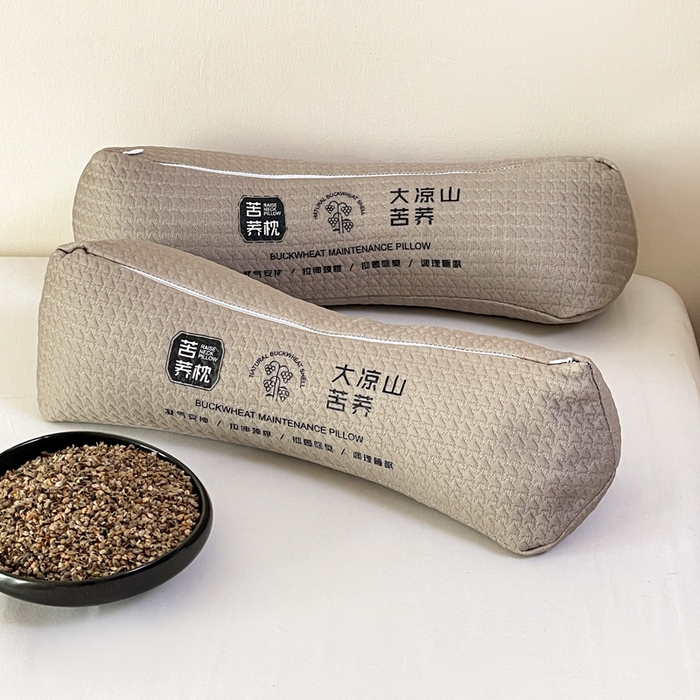 91家纺网 家纺一手货源 找家纺 卓昌枕芯 2025新款大凉山苦荞麦枕头枕芯 苦荞三角枕-咖