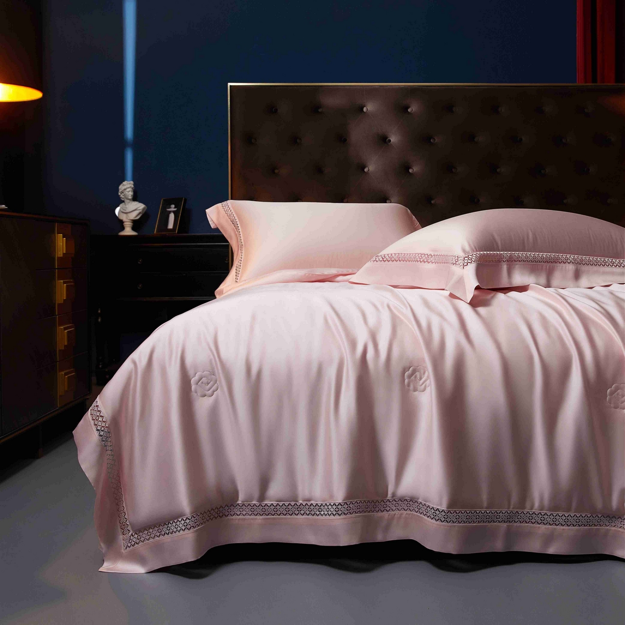 91家纺网 家纺一手货源 找家纺 米多多 2025新款天丝蚕丝夏被【含30%蚕丝】 樱花粉