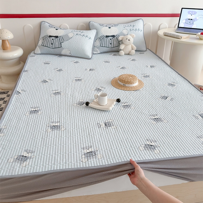 91家纺网 家纺一手货源 找家纺 RYB红黄兰 2025新款INS原创超萌卡通锦氨冰皮夏被夏凉被空调被 憨憨雪纳瑞