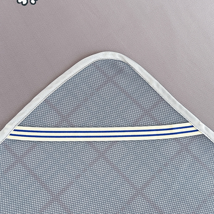 91家纺网 家纺一手货源 找家纺 RYB红黄兰 2025新款INS原创超萌卡通大版碳光冰丝凉席三明治空调席三件套席子 美式斑点狗