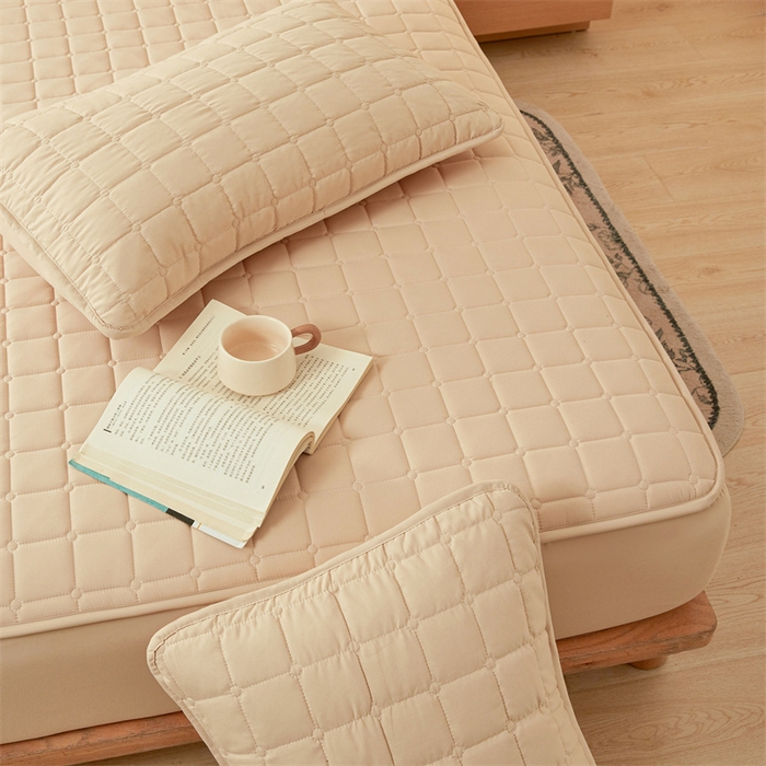 91家纺网 家纺一手货源 找家纺 （总）魅图家纺 2025新款A类原棉防水夹棉床笠