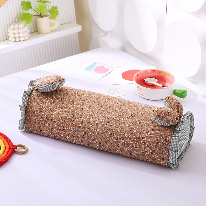 91家纺网 家纺一手货源 找家纺 （总）蔻眠 直播爆款田园兔-全棉双层纱荞麦枕芯卡通儿童学生成人护颈枕