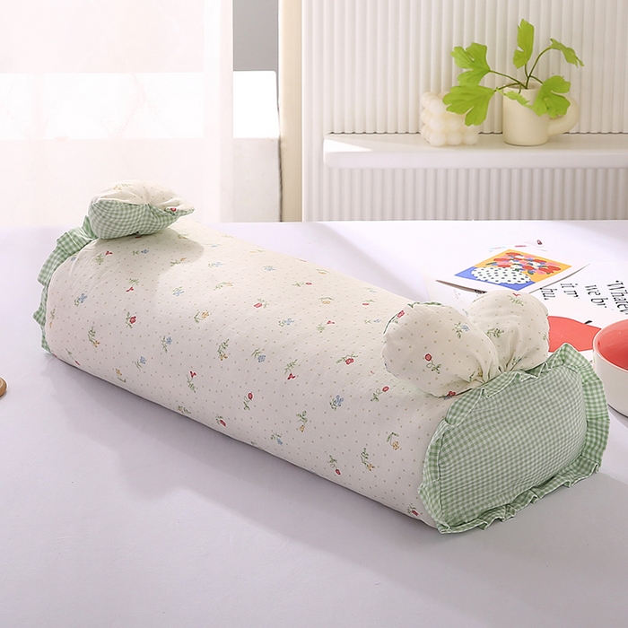 91家纺网 家纺一手货源 找家纺 （总）蔻眠 直播爆款田园兔-全棉双层纱荞麦枕芯卡通儿童学生成人护颈枕