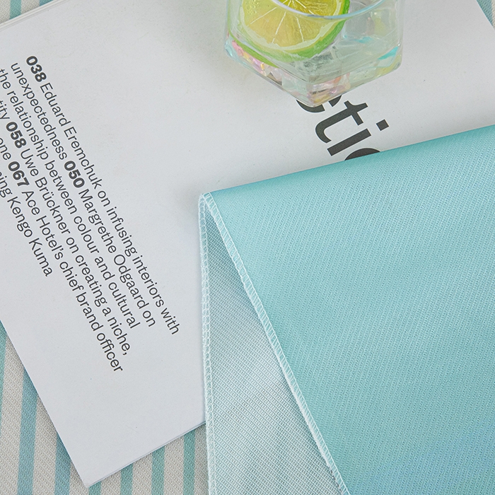 91家纺网 家纺一手货源 找家纺 沐沐家纺 2026新款冰丝印花茂林修竹拱门沙发巾 拱门沙发巾-薄荷绿