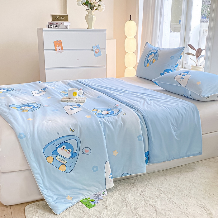 91家纺网 家纺一手货源 找家纺 （总）萌飞 2025新款冷暖双感夏被夏凉被空调被