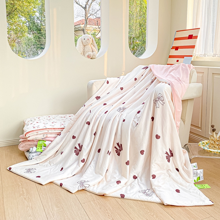 91家纺网 家纺一手货源 找家纺 （总）萌飞 2025新款冷暖双感夏被夏凉被空调被