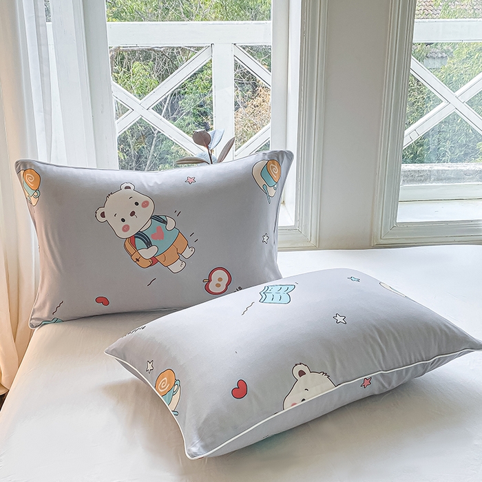 91家纺网 家纺一手货源 找家纺 萌飞 2025新款冷暖双感夏被夏凉被空调被 早安小熊