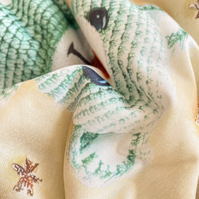 91家纺网 家纺一手货源 找家纺 萌飞 2025新款冷暖双感夏被夏凉被空调被 毛线小熊