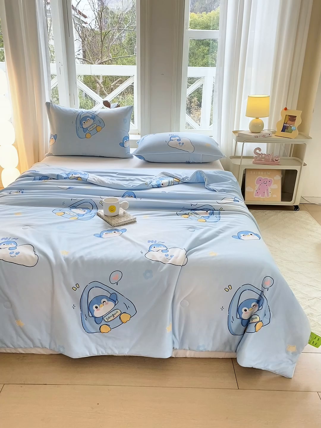 91家纺网 家纺一手货源 找家纺 （总）萌飞 2025新款冷暖双感夏被夏凉被空调被