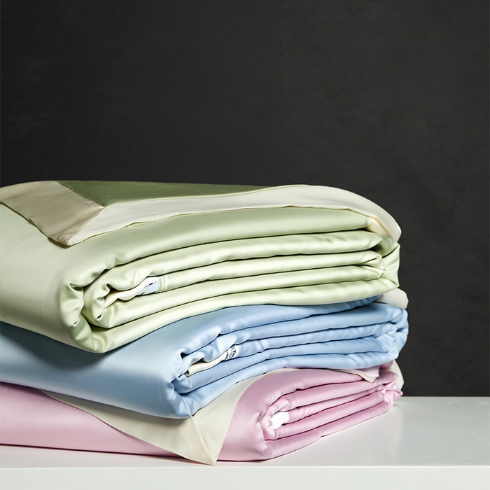 91家纺网 家纺一手货源 找家纺 （总）100支兰精天丝夏被纯色莱赛尔天丝空调被 天丝夏凉被