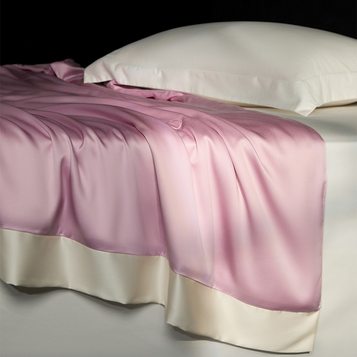 91家纺网 家纺一手货源 找家纺 100支兰精天丝夏被纯色莱赛尔天丝空调被 天丝夏凉被 浪漫紫