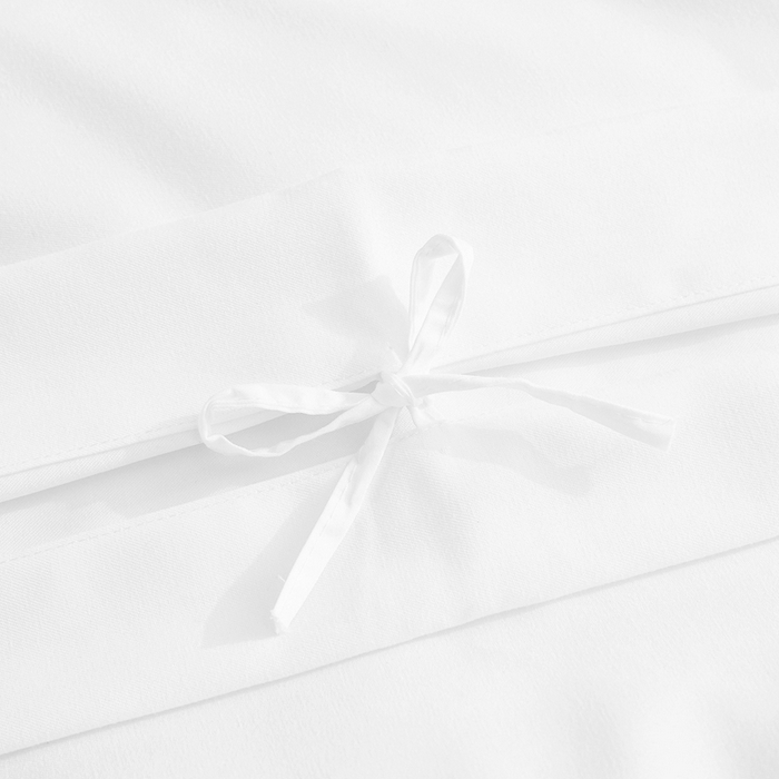 91家纺网 家纺一手货源 找家纺 （总）啊雅家居 2026新款120克大织带床单款床笠款宾馆酒店民宿绑带三件套四件套可订logo-