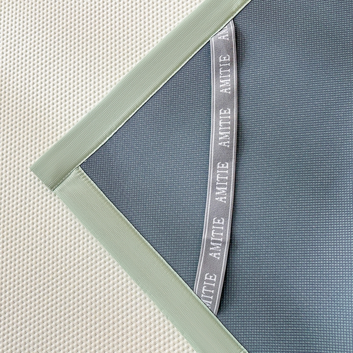 91家纺网 家纺一手货源 找家纺 （总）耐思家纺 2025新品A类高端大版高分子530克PE提花冰豆豆床席床笠千鸟结系列直播爆款(可供跨境压缩)