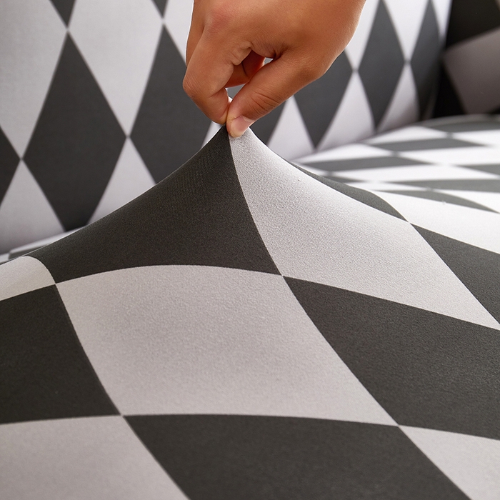 91家纺网 家纺一手货源 找家纺 共鸣沙发套 2025新款牛奶丝印花系列沙发套（新增花色全包款）  记忆格