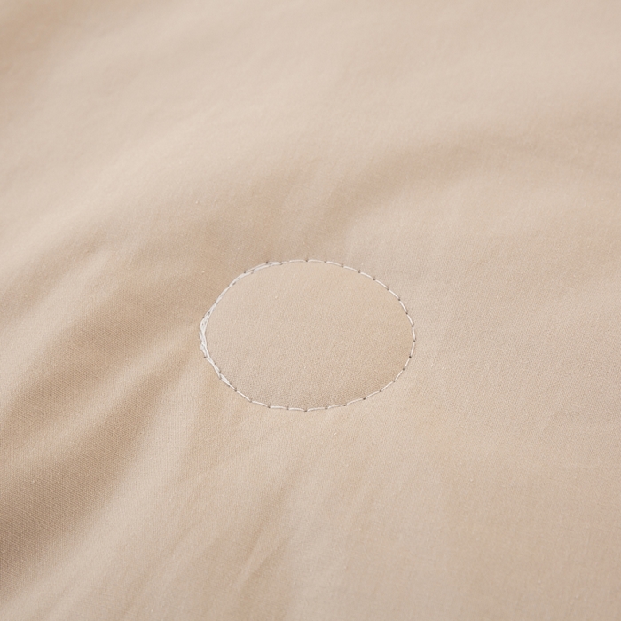 91家纺网 家纺一手货源 找家纺 梦初语 2025新款A类母婴水洗棉纯色双拼新疆棉花夏凉被可机洗直播爆单夏被 卡其