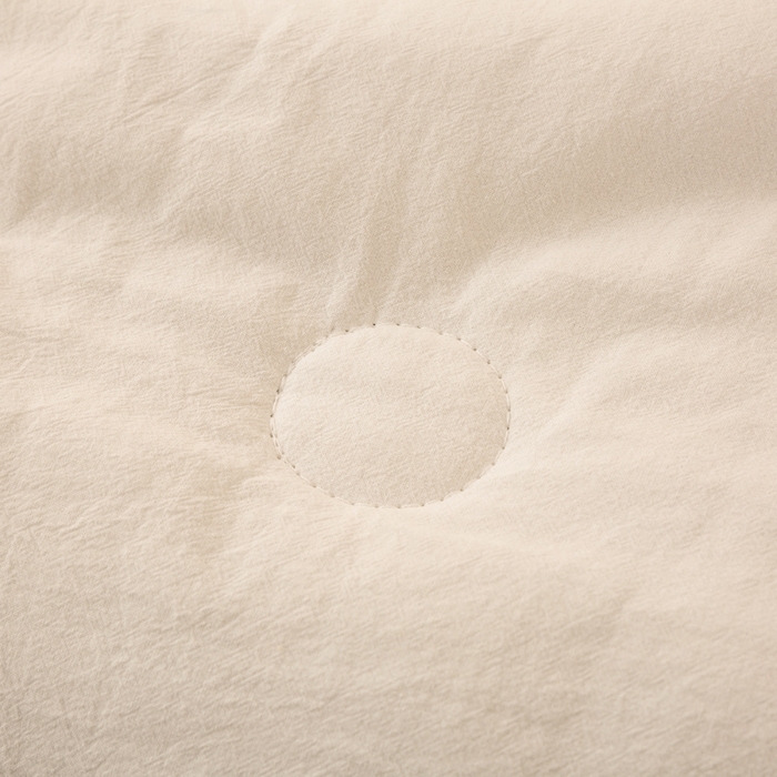 91家纺网 家纺一手货源 找家纺 梦初语 2025新款A类母婴水洗棉纯色双拼新疆棉花夏凉被可机洗直播爆单夏被 奶白