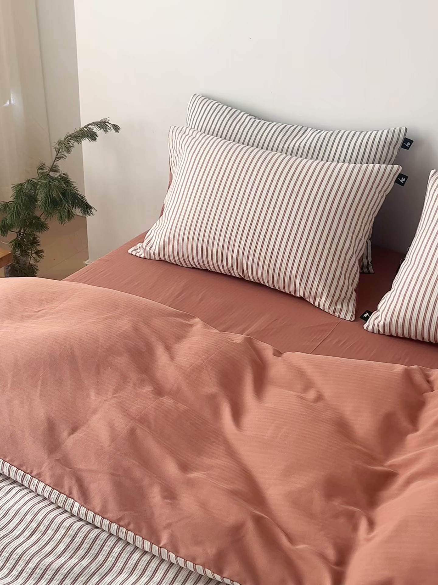 91家纺网 家纺一手货源 找家纺 （总）安莱生活 2025新款水洗色织华夫格提花四件套-织唛系列