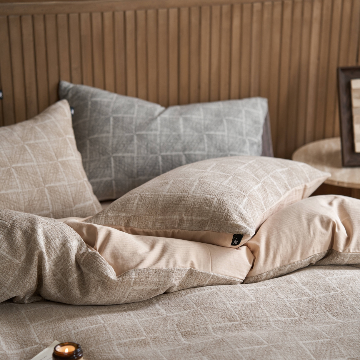 91家纺网 家纺一手货源 找家纺 （总）安莱生活 2025新款三层纱大提花四件套--苏珊格