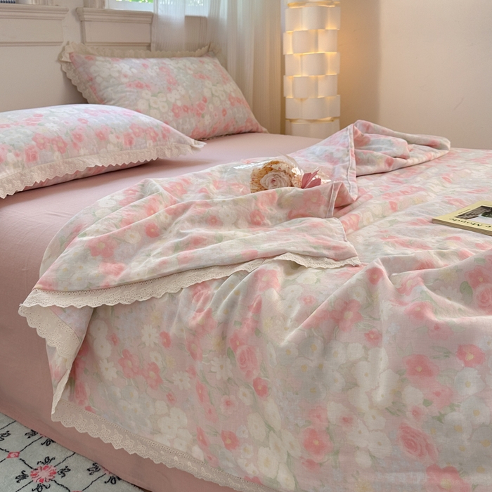 91家纺网 家纺一手货源 找家纺 （总）曼之夏 2025新款A类全棉纯棉双层纱大豆纤维夏被夏凉被空调被