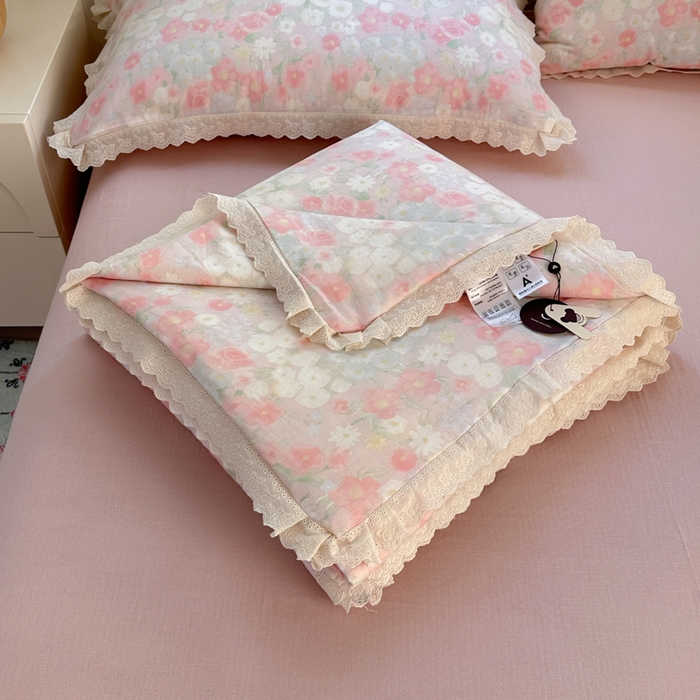 91家纺网 家纺一手货源 找家纺 （总）曼之夏 2025新款A类全棉纯棉双层纱大豆纤维夏被夏凉被空调被