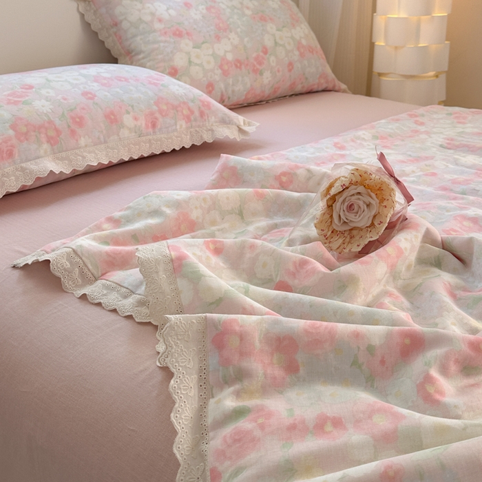 91家纺网 家纺一手货源 找家纺 （总）曼之夏 2025新款A类全棉纯棉双层纱大豆纤维夏被夏凉被空调被