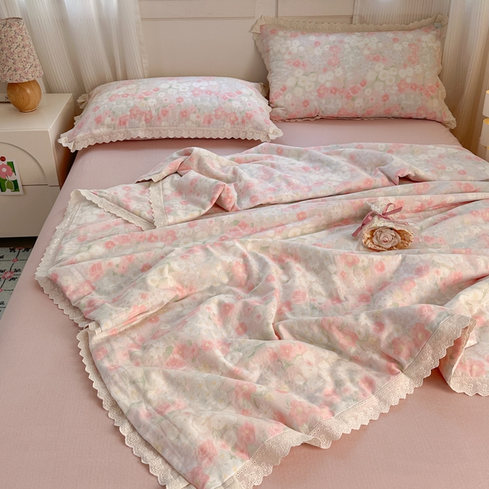 91家纺网 家纺一手货源 找家纺 （总）曼之夏 2025新款A类全棉纯棉双层纱大豆纤维夏被夏凉被空调被