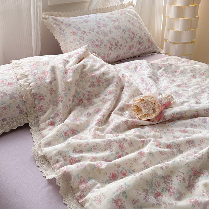 91家纺网 家纺一手货源 找家纺 曼之夏 2025新款A类全棉纯棉双层纱大豆纤维夏被夏凉被空调被 丽莎