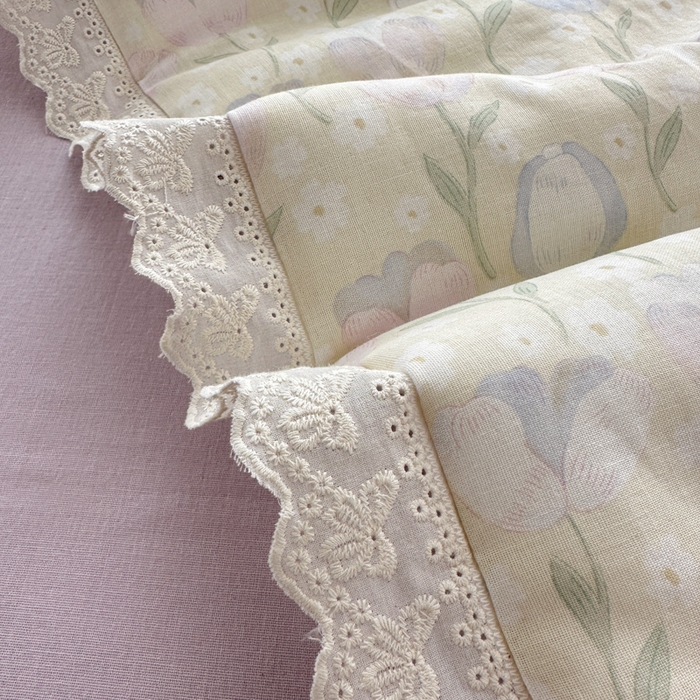 91家纺网 家纺一手货源 找家纺 曼之夏 2025新款A类全棉纯棉双层纱大豆纤维夏被夏凉被空调被 郁金香