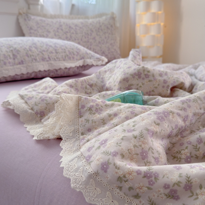 91家纺网 家纺一手货源 找家纺 曼之夏 2025新款A类全棉纯棉双层纱大豆纤维夏被夏凉被空调被 恩彩