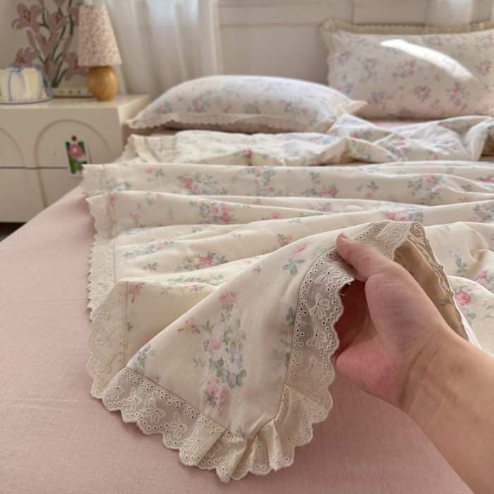 91家纺网 家纺一手货源 找家纺 曼之夏 2025新款A类全棉纯棉双层纱大豆纤维夏被夏凉被空调被 茉莉