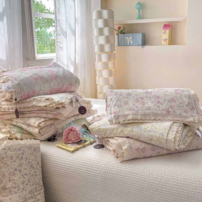 91家纺网 家纺一手货源 找家纺 曼之夏 2025新款A类全棉纯棉双层纱大豆纤维夏被夏凉被空调被 组合图