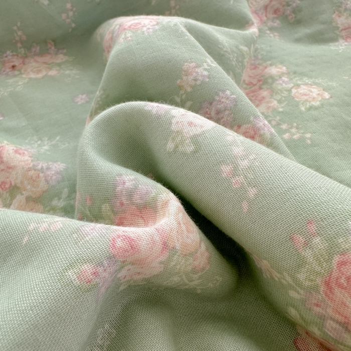 91家纺网 家纺一手货源 找家纺 曼之夏 2025新款A类全棉纯棉双层纱大豆纤维夏被夏凉被空调被 苏打绿