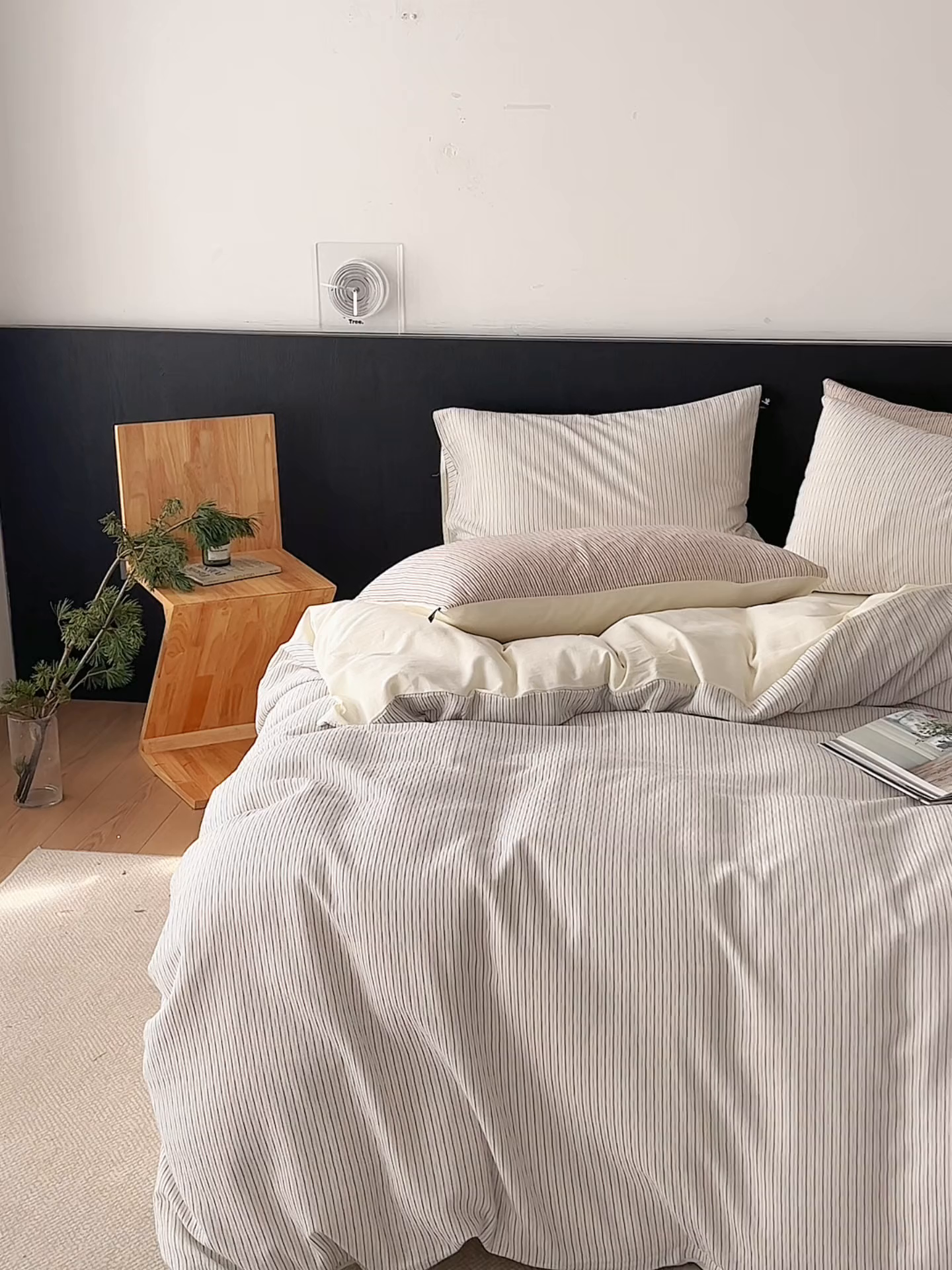 91家纺网 家纺一手货源 找家纺 （总）安莱生活 2025新款精梳纱色织提花四件套-森韵