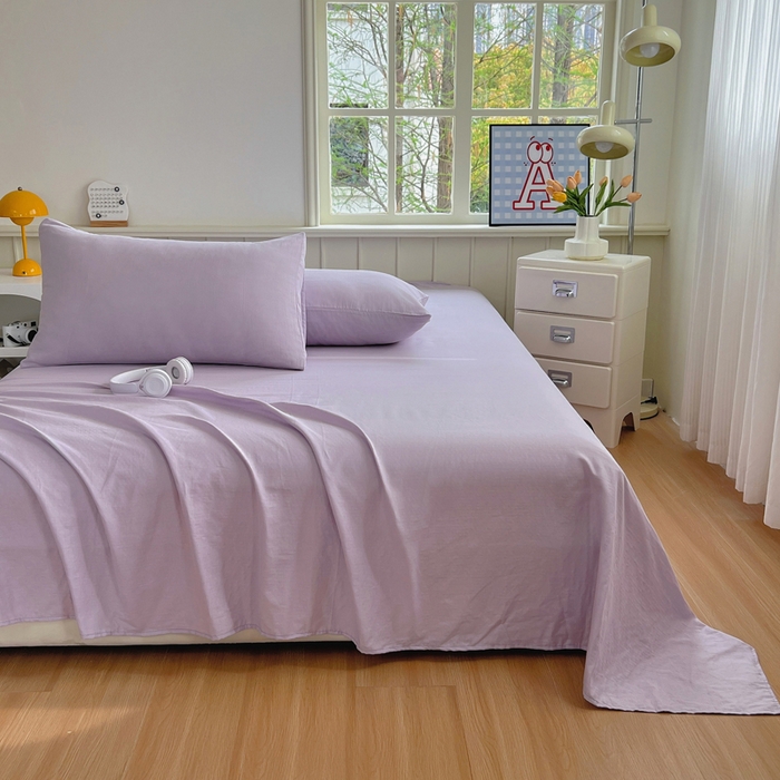 91家纺网 家纺一手货源 找家纺 （总）柠萌家居 2025年新款A类母婴级纯棉双层纱床单全棉床单