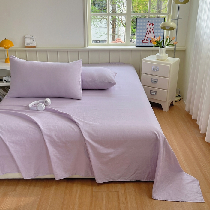 91家纺网 家纺一手货源 找家纺 （总）柠萌家居 2025年新款A类母婴级纯棉双层纱床单全棉床单