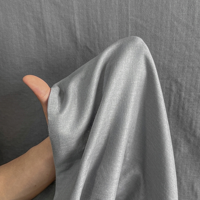 91家纺网 家纺一手货源 找家纺 柠萌家居 2025年新款A类母婴级纯棉双层纱床单全棉床单 双层纱高级灰