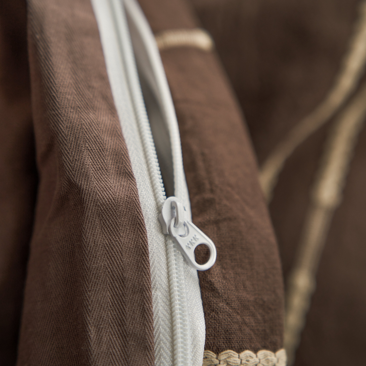 91家纺网 家纺一手货源 找家纺 （总）安莱生活 2025新款水洗色织提花四件套--巷往印记