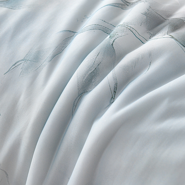 91家纺网 家纺一手货源 找家纺 预言家纺 2025新款A类凉感丝印花夏被夏凉被空调被 木棉花