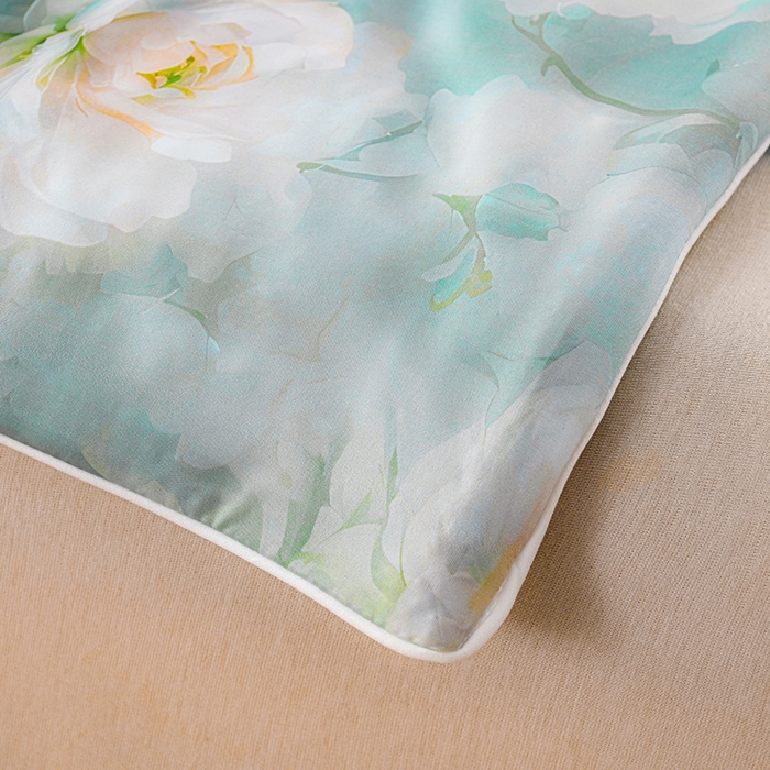 91家纺网 家纺一手货源 找家纺 预言家纺 2025新款A类凉感丝印花夏被夏凉被空调被 夏日清新